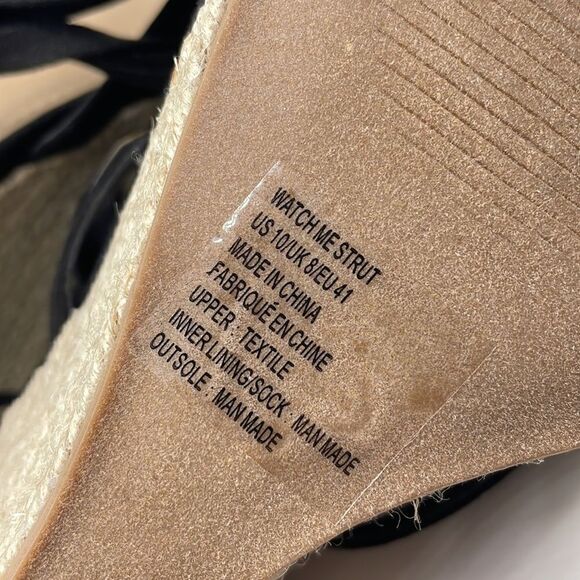 Just Fab Brand New “Watch Me Strut” Strappy Wedges (Size: 10) - Picture 10 of 11